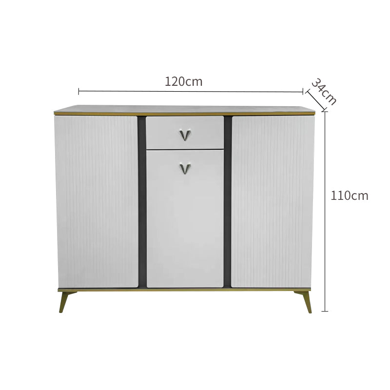 Furniture piece with dimensions labeled on a white background