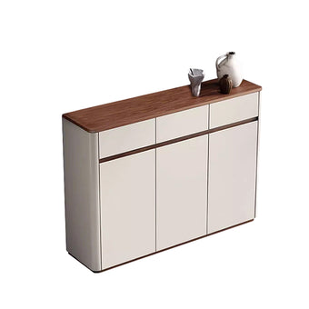 Pre Sale Painted shoe cabinet with wood grain top