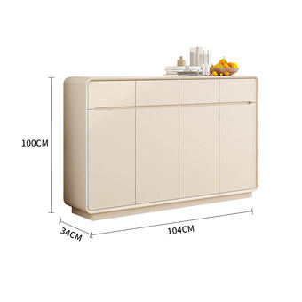 Pre Sale Pure white painted moonlight shoe cabinet