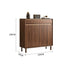 Pre Sale Walnut-colored wooden shoe cabinet