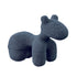 Horse-Shaped Ottoman Stool Lamb Fleece