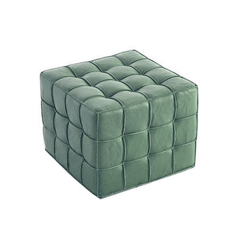 Handcrafted Leather Cube Seats