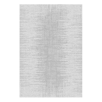 Gray Looped  Rug  With Linen Non-Slip