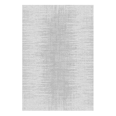 Gray Looped  Rug  With Linen Non-Slip