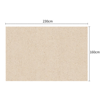 Soft Cotton Rug in Warm Tones