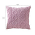 Purple Flannel Square Cushion