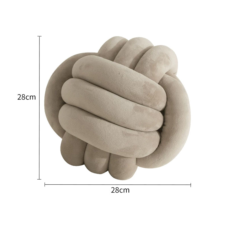 Pre Sale Knotted ball throw pillow