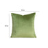 Green/White/Infant Velvet/Square Cushion