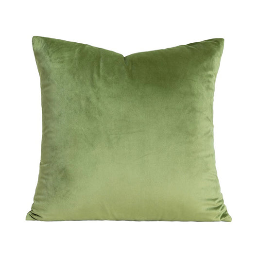 Green/White/Infant Velvet/Square Cushion