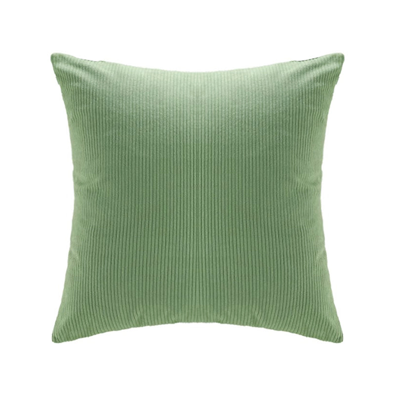 Green/Corduroy/Square Cushion