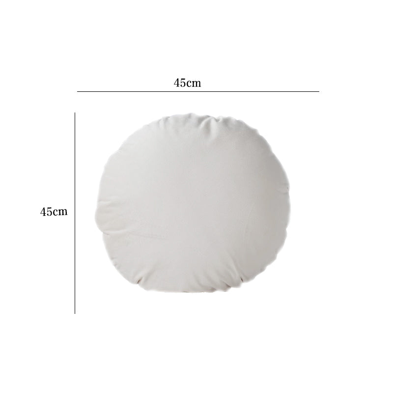 White/Green/Infant Velvet/Round Cushion
