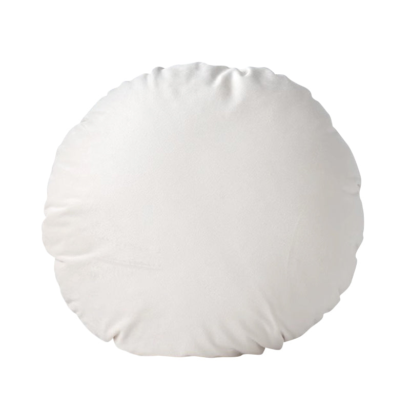 White/Green/Infant Velvet/Round Cushion