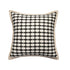 Pre Sale Black Tweed-Style Woven Square Throw Pillow