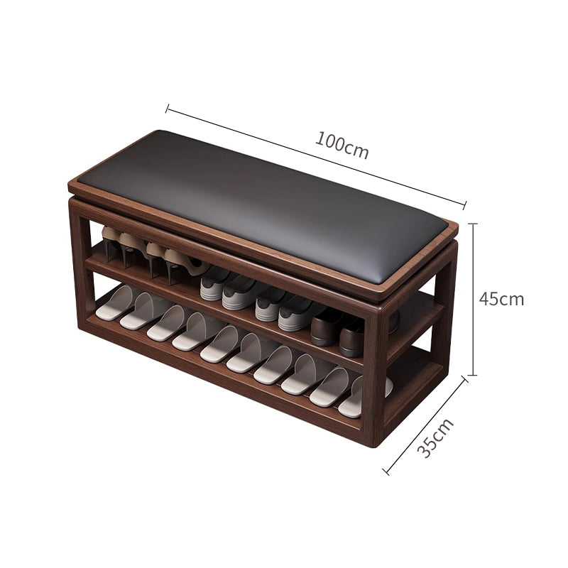 Pre Sale Walnut Solid Wood Shoe Bench