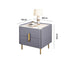 Blue Rock Board Bedside Table/Gray Cabinet