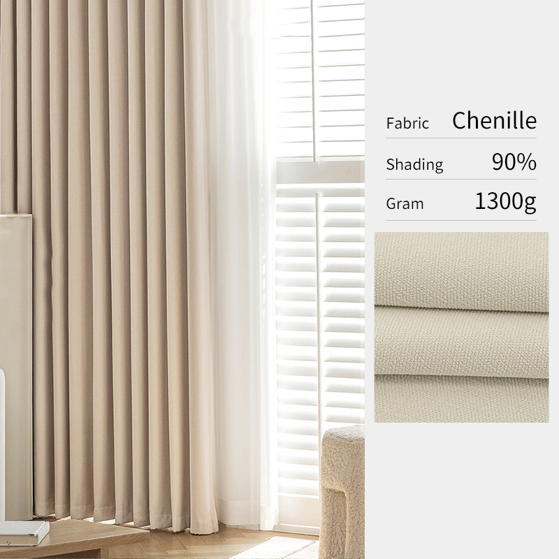 Double-Sided Chenille Craftsmanship Curtains