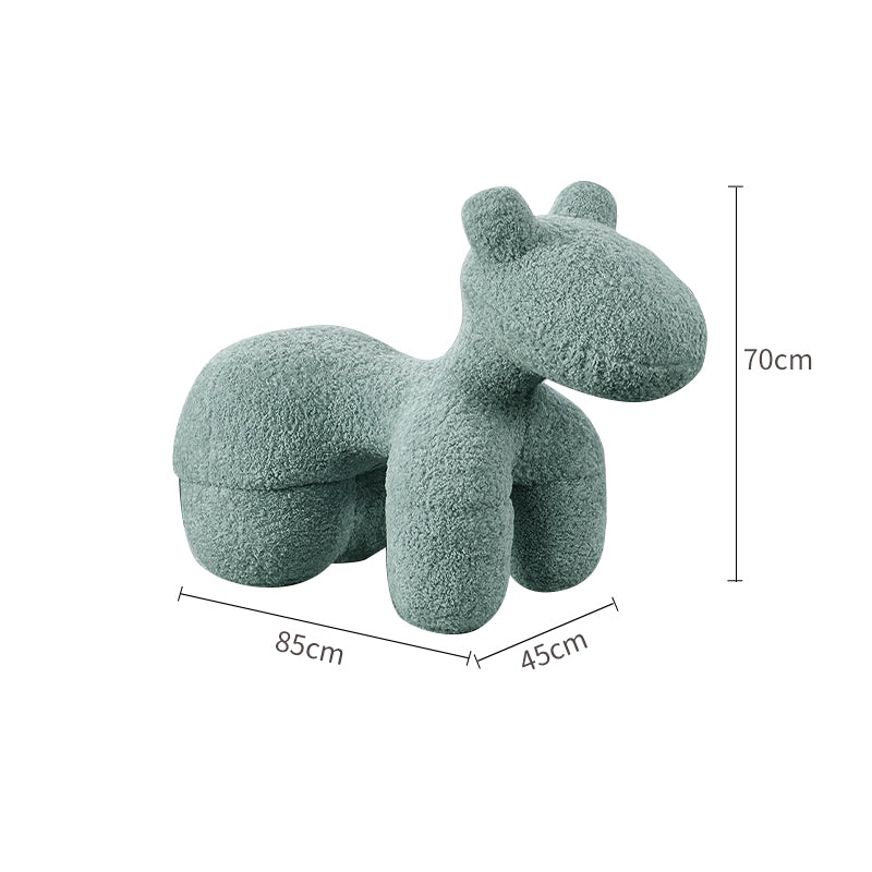 Faux Lamb’s Wool/Cute Horse/Leisure/Stool
