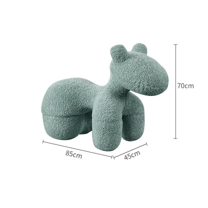 Faux Lamb’s Wool/Cute Horse/Leisure/Stool