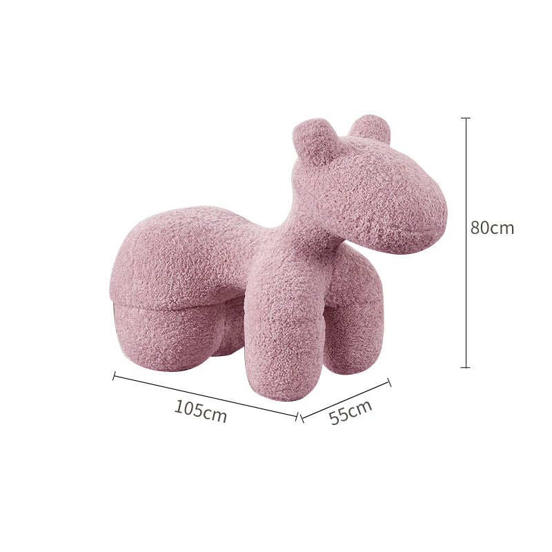 Faux Lamb’s Wool/Cute Horse/Leisure/Stool