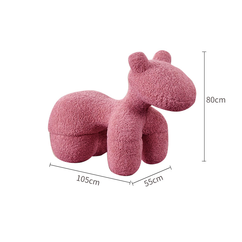 Faux Lamb’s Wool/Cute Horse/Leisure/Stool