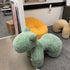 Horse-Shaped Ottoman Stool Lamb Fleece