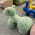 Horse-Shaped Ottoman Stool Lamb Fleece