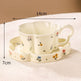 Little Flower Cup and Saucer Set