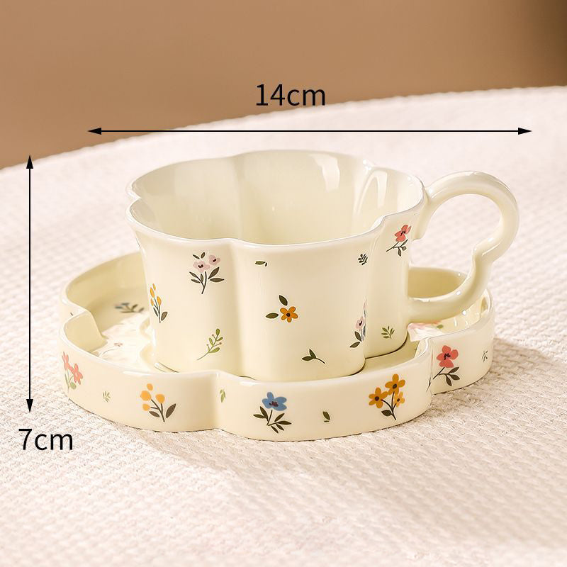 Little Flower Cup and Saucer Set