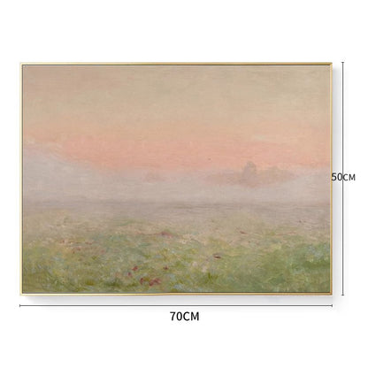 "Language of Flowers" Hand-painted/Oil Painting/Alloy Frame