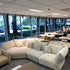 Chenille Corner Sofa Modular Sofa Petal Corner Sofa