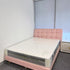 White/Pink/ Khaki/GreySolid Wood/Bed/7-Grid/153/183