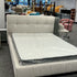 Off White/Solid Wood/Bed/4-Grid/153/183