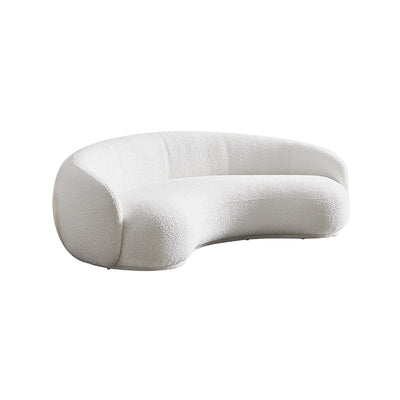 White Velvet Sofa/Three Seater Sofa