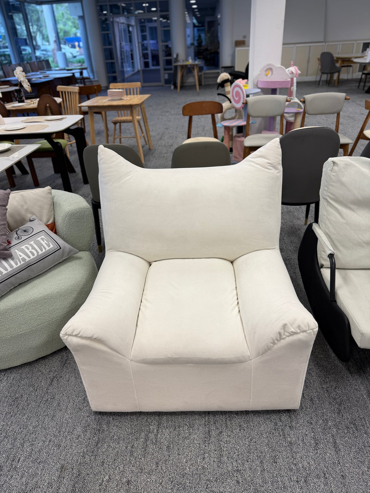 Grey/Dutch Velvet/Casual Jelly/Lounge Chair