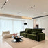 Chenille Sugar Cube Extendable Electric Sofa Bed
