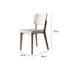 Light Wood Beige PU Cushion Apple Chair