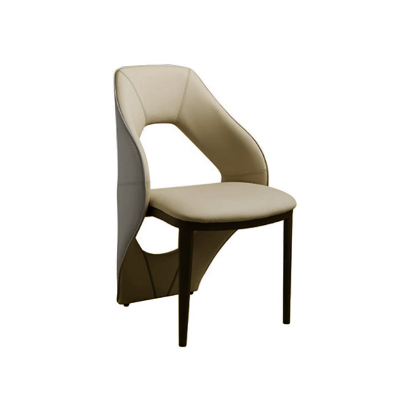 Gray Velvet Angel Wing Tailed Dining Chair