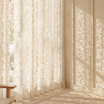 Delicate Lace Sheer Curtains