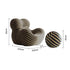 Stripe Shaped/Cotton/Lounge Chair/Large
