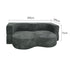Pre Sale Grey Corduroy Convertible Sofa/Sofa Bed