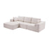 Pre Sale Modular Off-White L-Shaped Chaise Compression Sofa