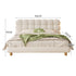White/Pink/ Khaki/GreySolid Wood/Bed/7-Grid/153/183