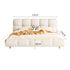 Off White/Solid Wood/Bed/4-Grid/153/183